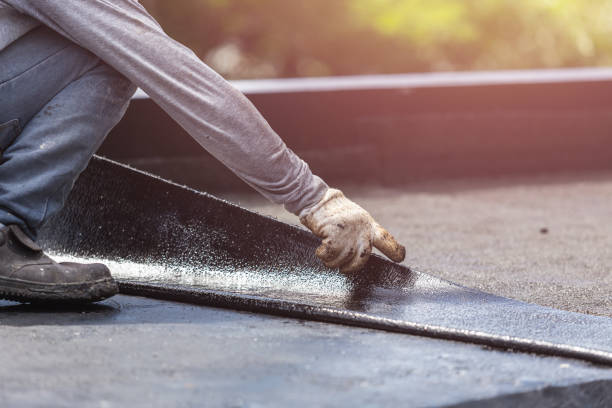 Professional Waterproofing technician working in Clear Brook, VA